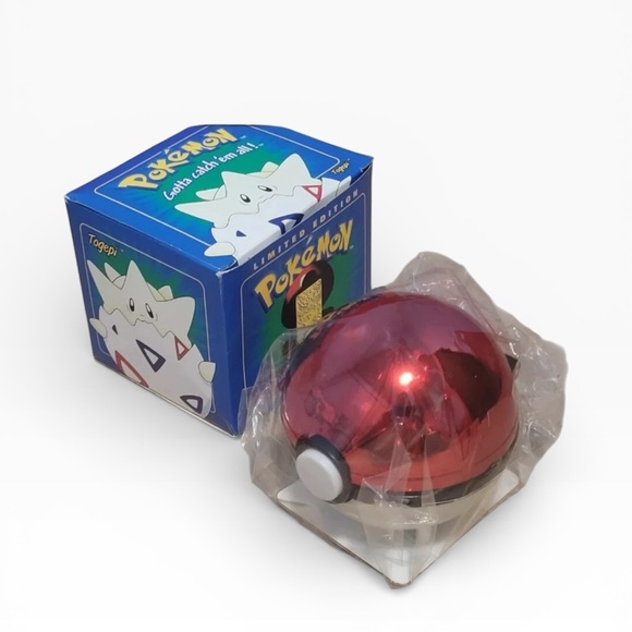pokemon 23k gold-plated trading card togepi Togepi - Pokemon Burger King Gold Card With Pokeball in box main image 0